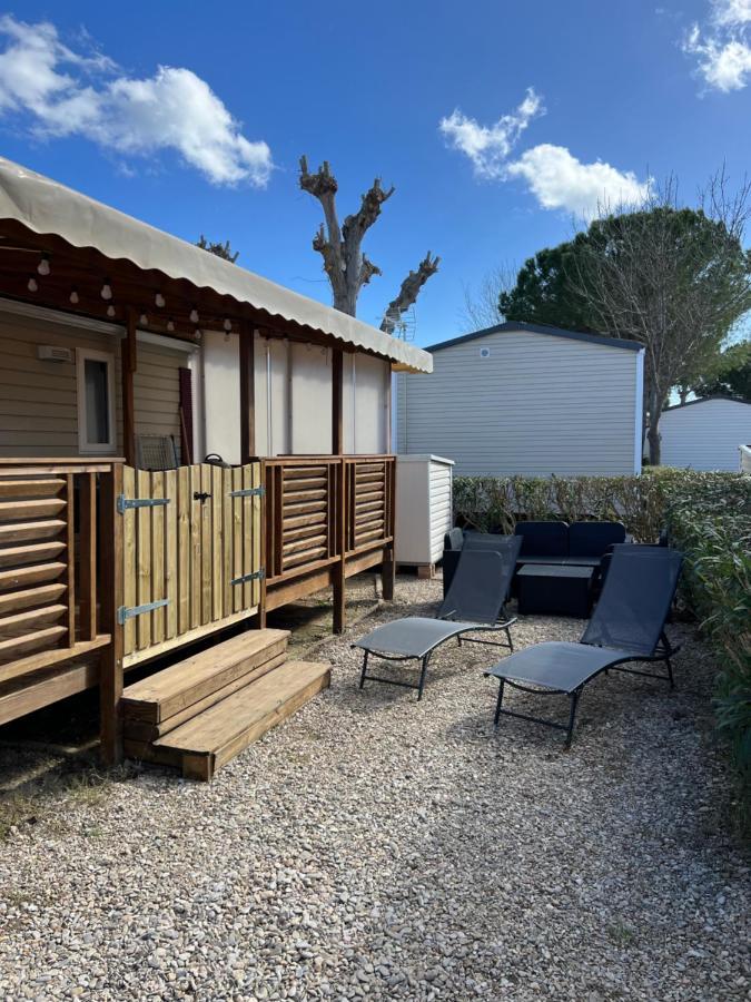 Mobilhome La Carabasse Vias Plage Eksteriør bilde