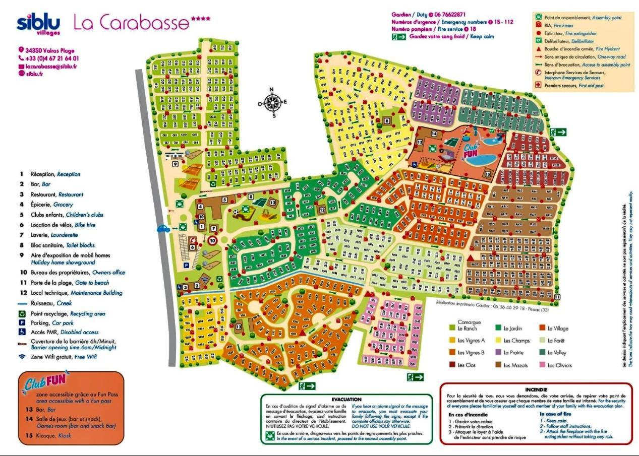 Mobilhome La Carabasse Vias Plage Eksteriør bilde