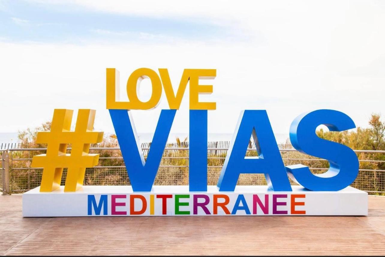 Mobilhome La Carabasse Vias Plage Eksteriør bilde