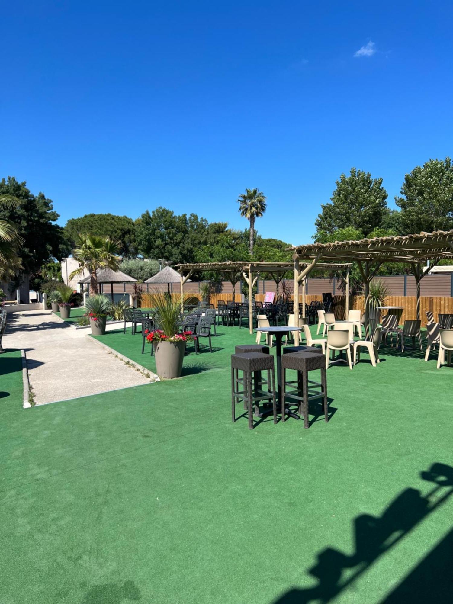 Mobilhome La Carabasse Vias Plage Eksteriør bilde