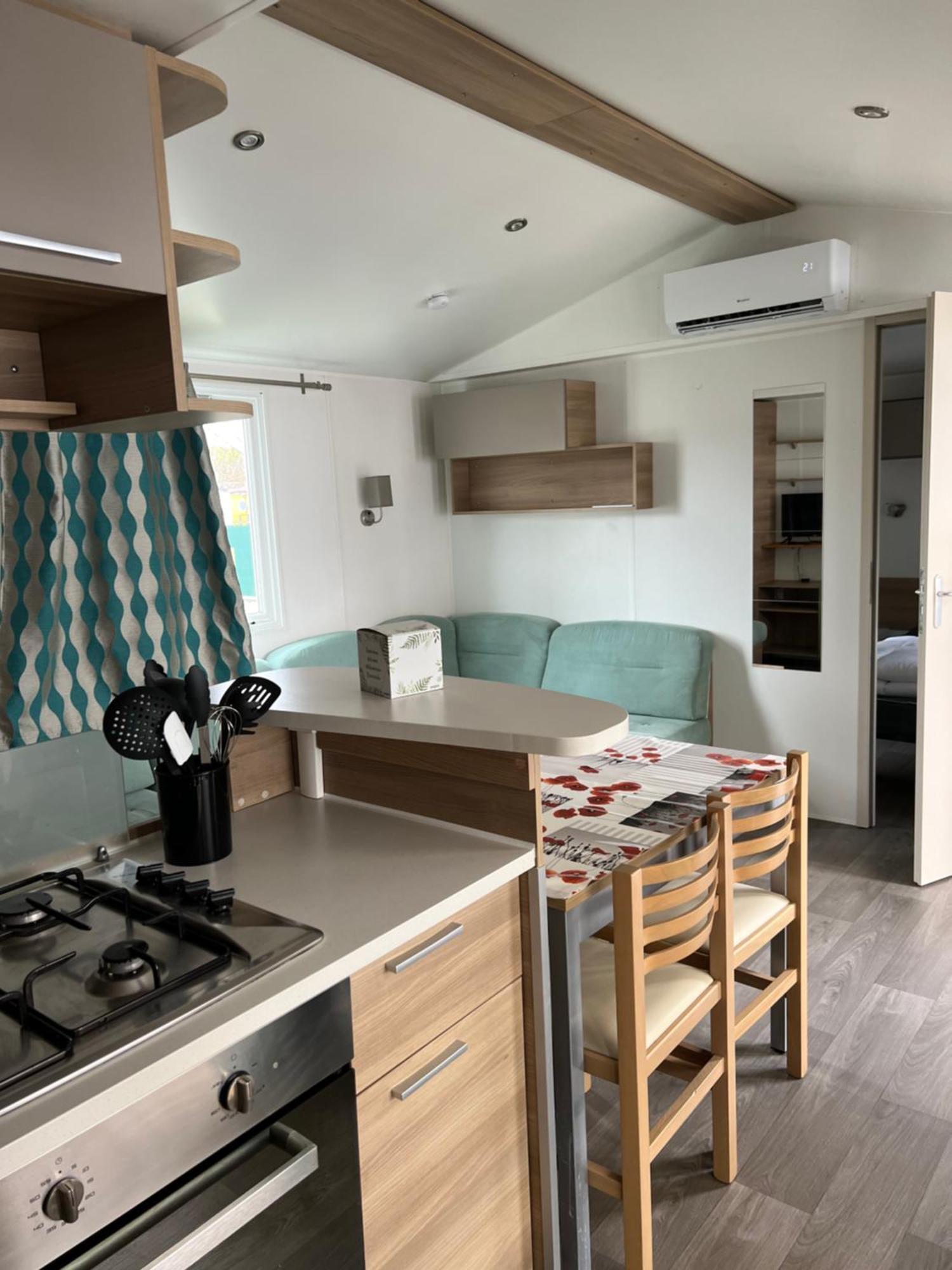 Mobilhome La Carabasse Vias Plage Eksteriør bilde
