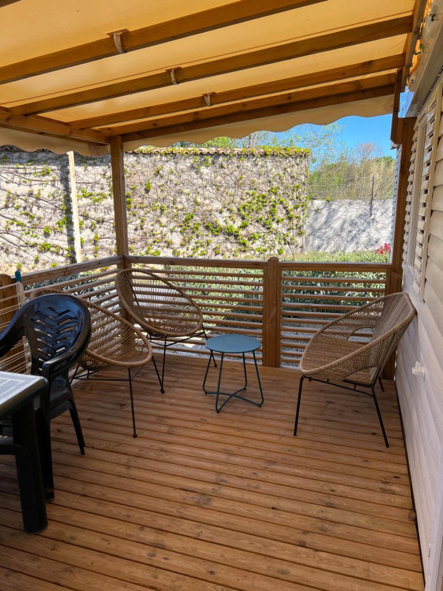 Mobilhome La Carabasse Vias Plage Eksteriør bilde